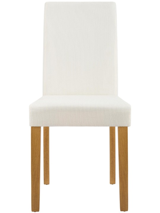 Spisestuestol Ina Cord antik lys, creme