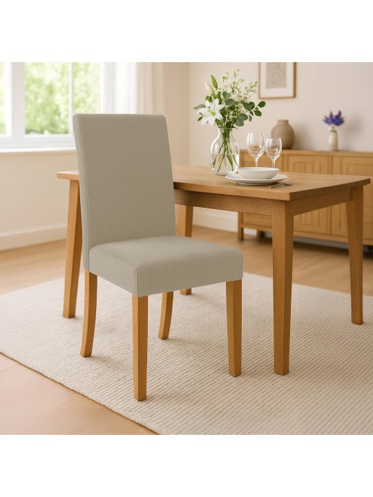 Spisestuestol Ina Cord antik lys, lysebrun