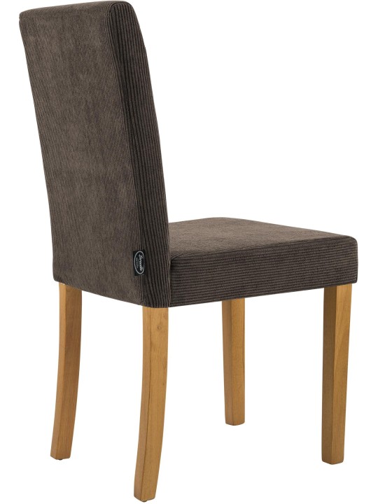 Spisestuestol Ina Cord antik lys, brun