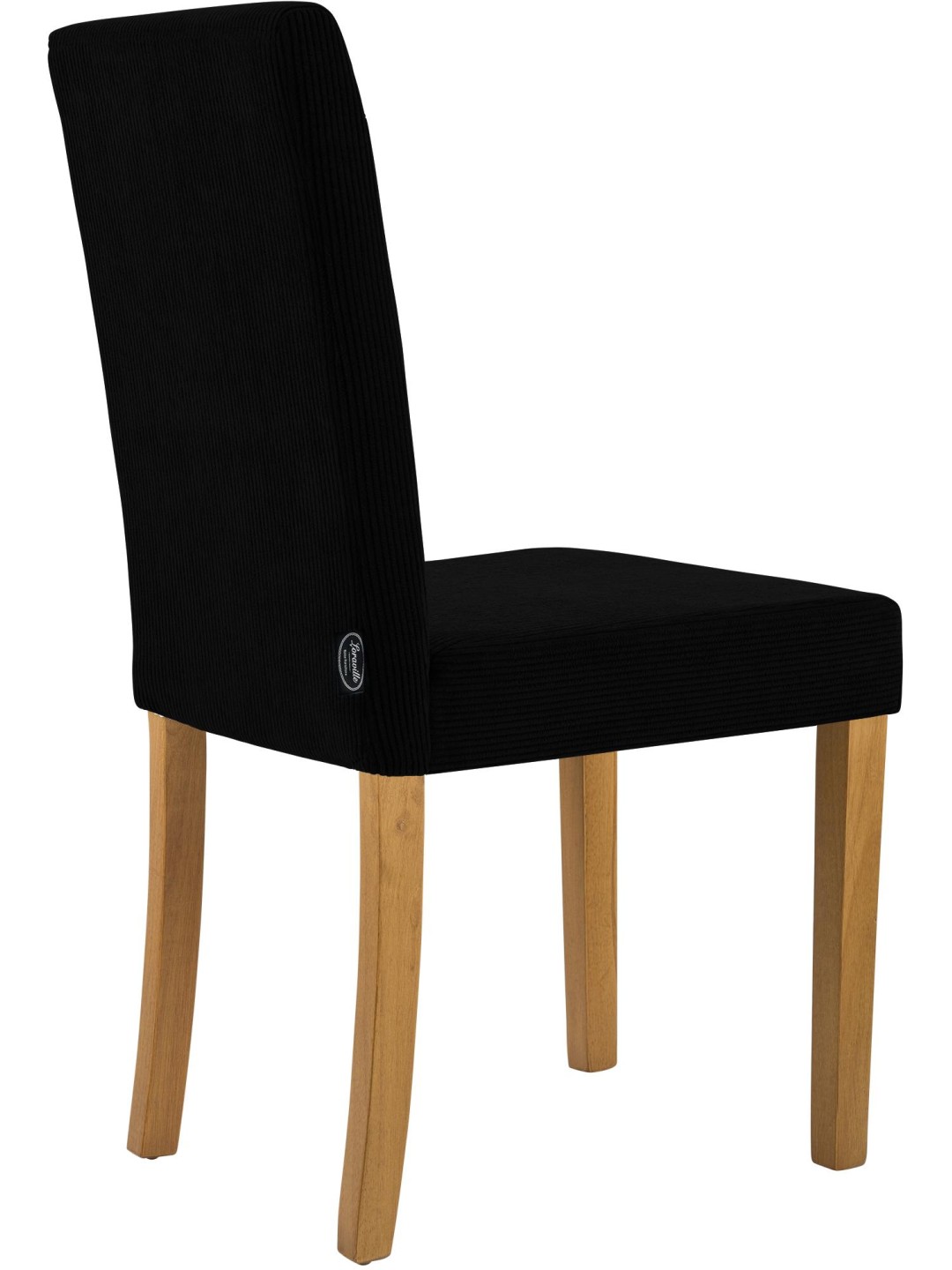 Spisestuestol Ina Cord antik lys, sort