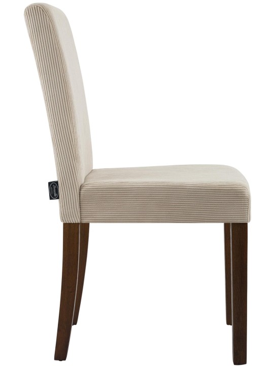 Spisestuestol Ina Cord antik mørk, lysebrun