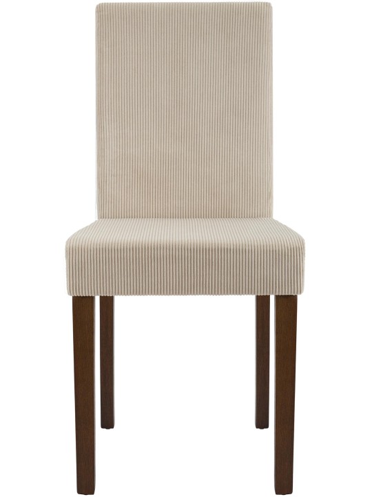 Spisestuestol Ina Cord antik mørk, lysebrun