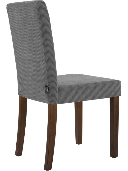 Spisestuestol Ina Cord antik mørk, grå