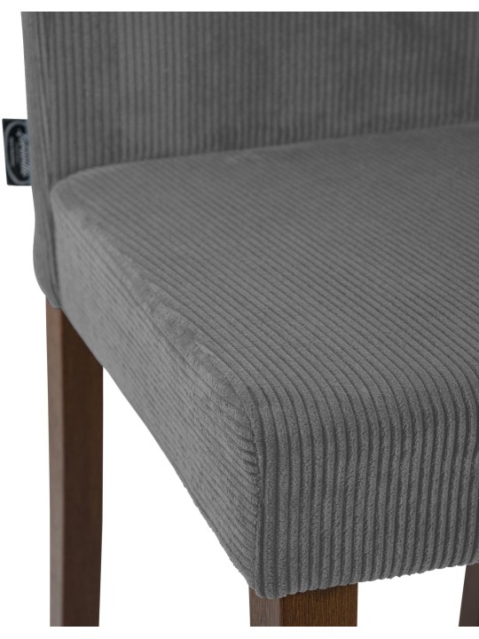 Spisestuestol Ina Cord antik mørk, grå