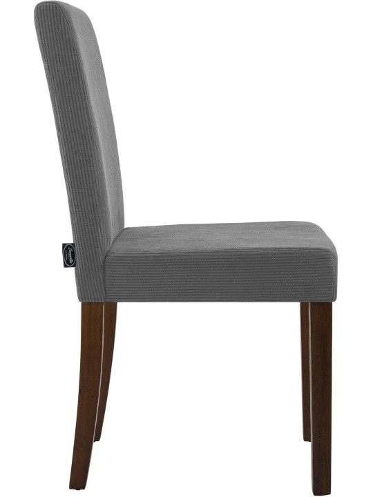 Spisestuestol Ina Cord antik mørk, grå