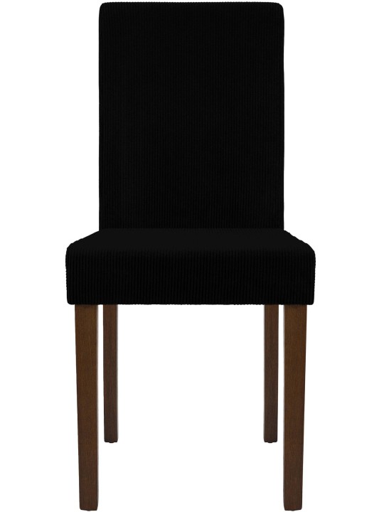 Spisestuestol Ina Cord antik mørk, sort