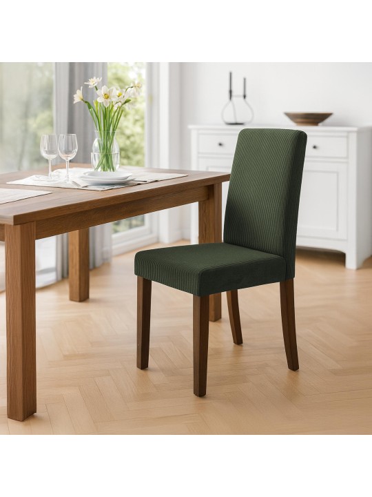 Spisestuestol Ina Cord antik mørk, grøn