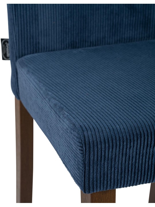 Spisestuestol Ina Cord antik mørk, blå