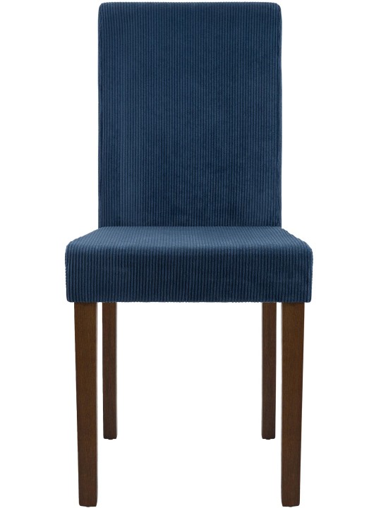 Spisestuestol Ina Cord antik mørk, blå