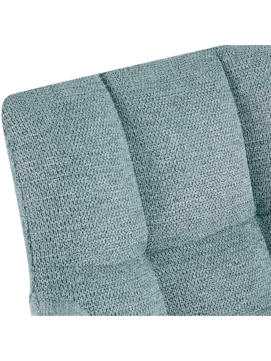 Sæt med 2 spisestuestole Jonah stof, turkis