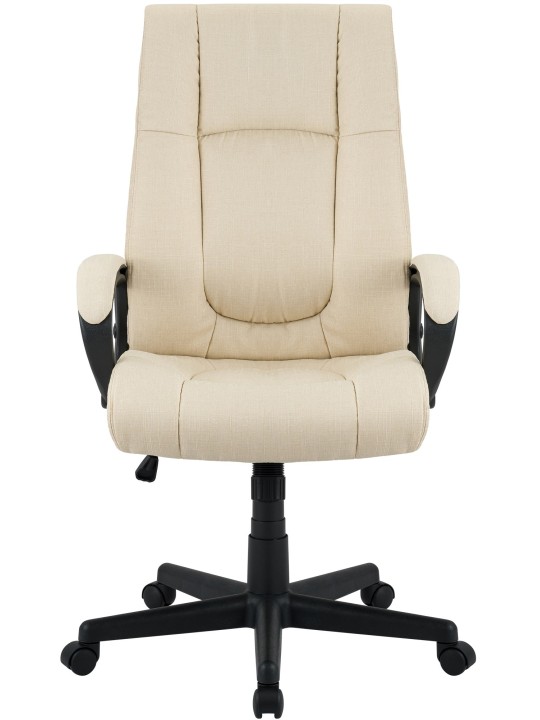 Kontorstol XL Sparta stof, creme