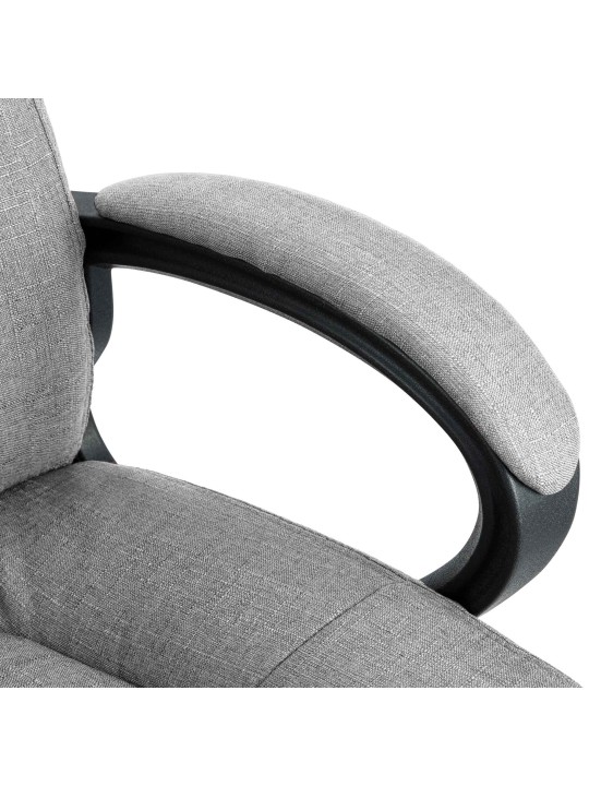 Kontorstol XL Sparta stof, grå