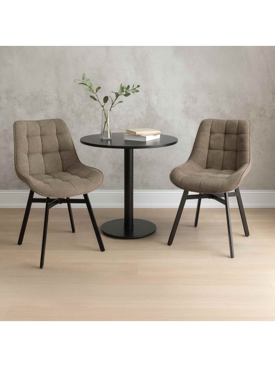 Stol Colby stof, taupe