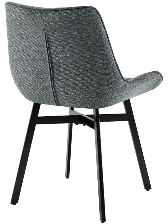 Stol Colby stof, mørkegrå