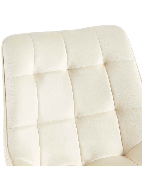 Stol Colby Velvet, creme