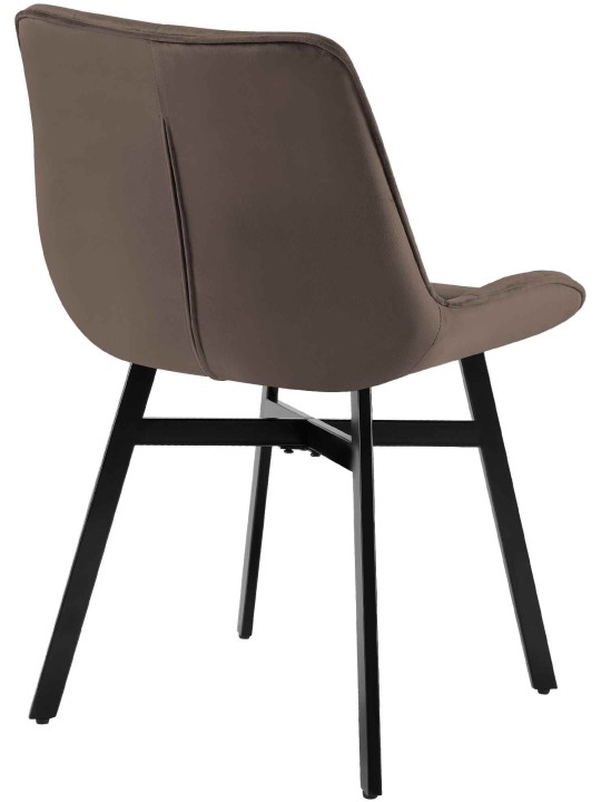 Stol Colby Velvet, brun