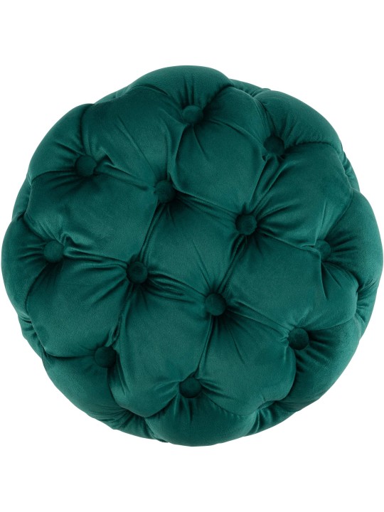 Taburet Drancy Velvet M, mørkegrøn