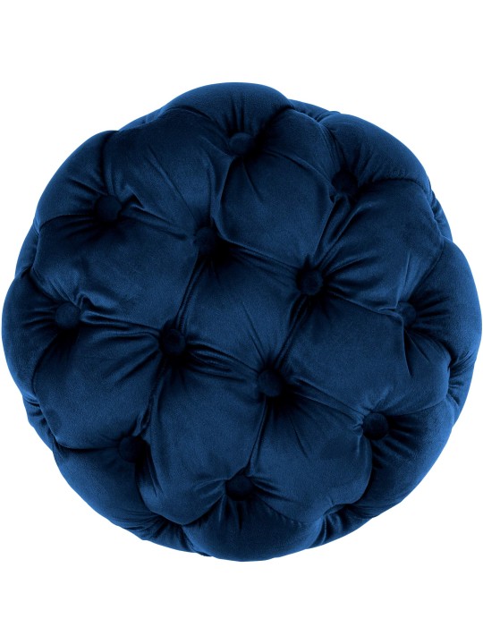Taburet Drancy Velvet M, blå