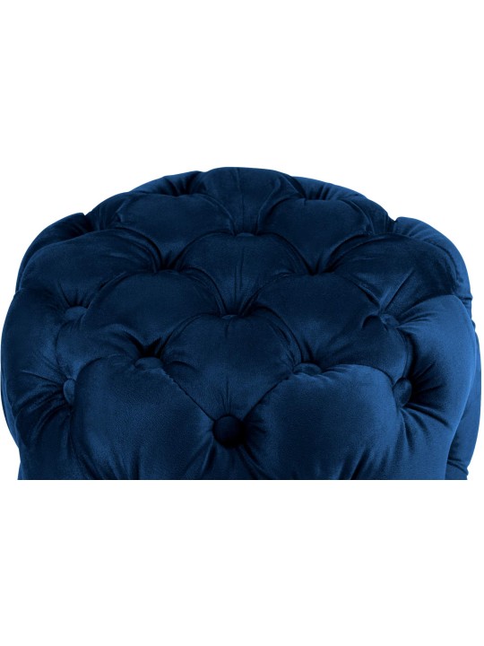 Taburet Drancy Velvet M, blå