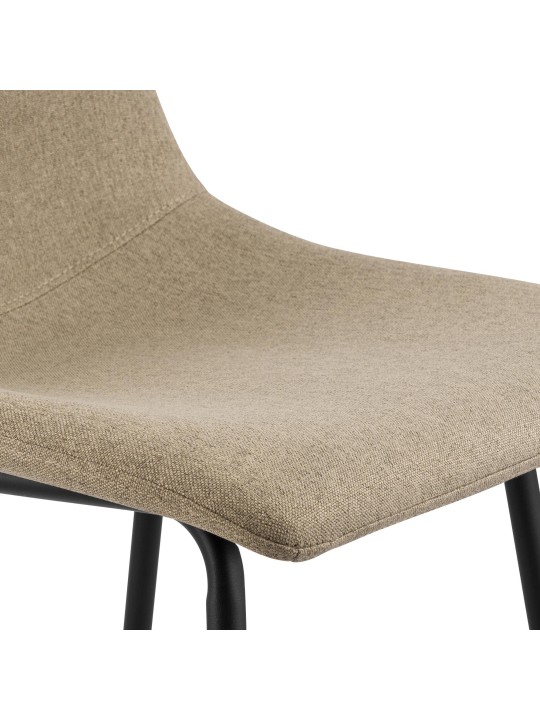 Barstol Altona stof, taupe