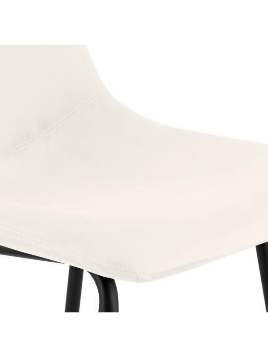 Barstol Altona fløjl, creme