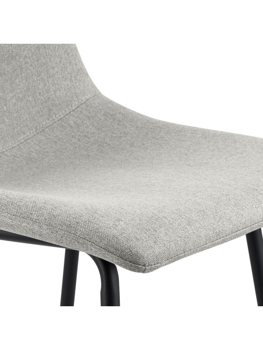 Barstol Altona stof, grå