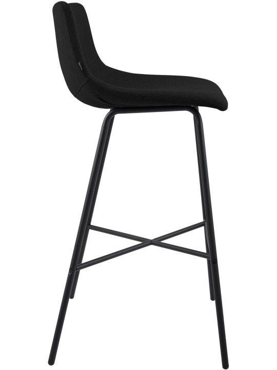 Barstol Altona stof, sort