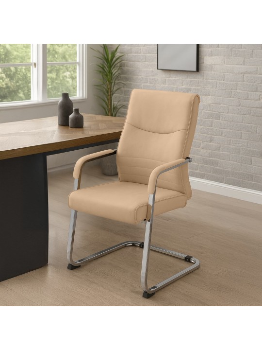 Sæt med 2 besøgsstole Hobart, khaki