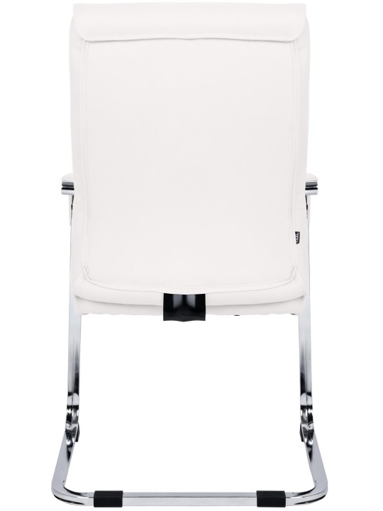 Sæt med 2 besøgsstole Hobart, hvid