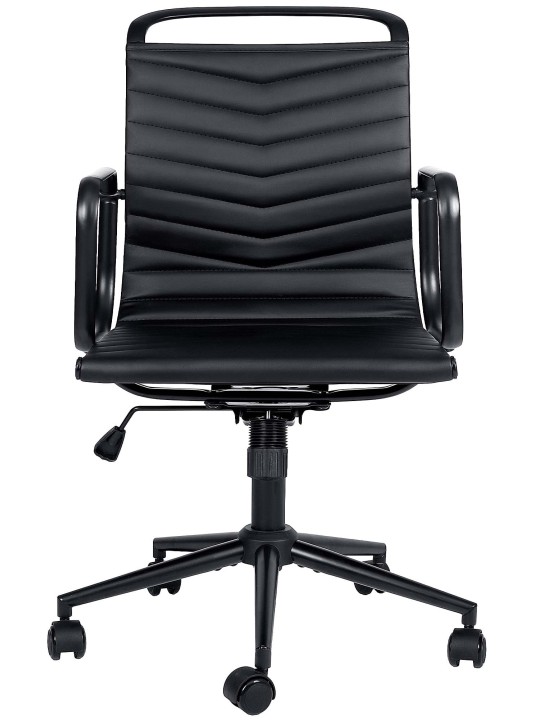 Kontorstol Bakers imiteret læder, sort