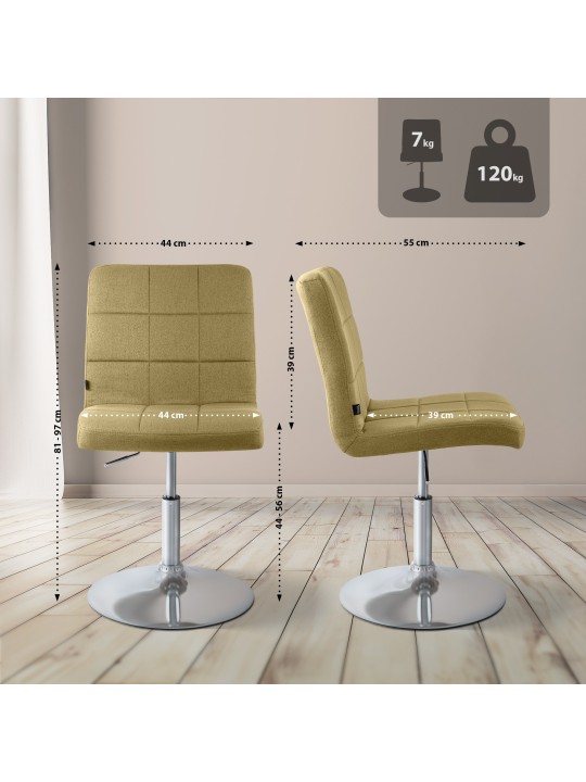 Stol Ricky stof, grøn