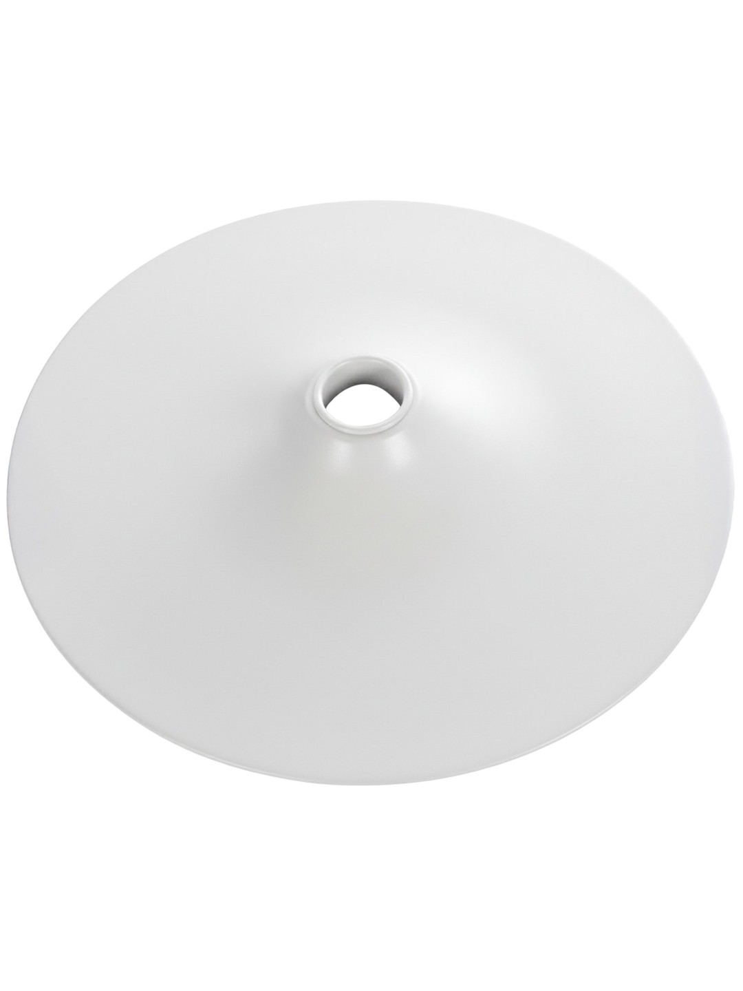Bundtallerken 38,5 cm, hvid