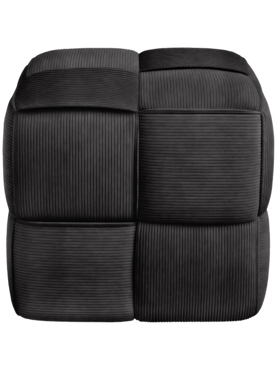 Taburet Forinta Cord, mørkegrå