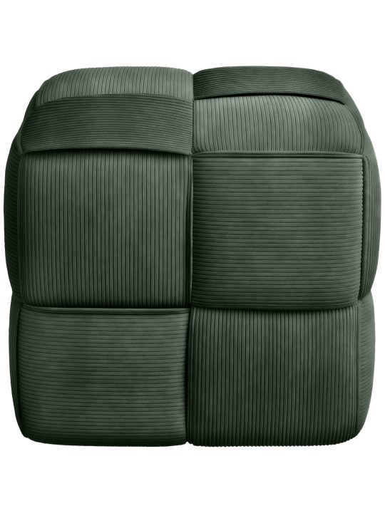 Taburet Forinta Cord, mørkegrøn