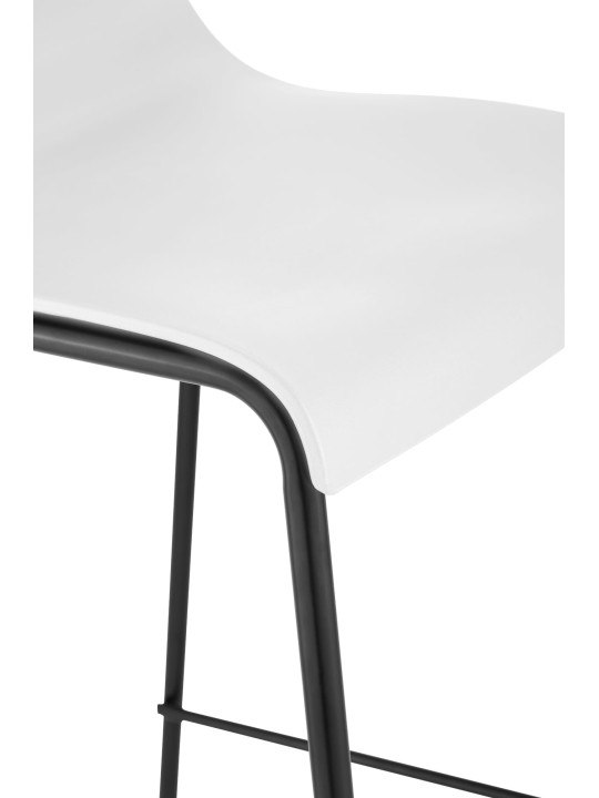 Barstol Hoover 4-fods stel, hvid Barstol Hoover 4-fods stel, hvid