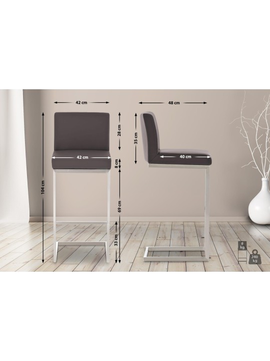 Barstol Paros, brun Barstol Paros, brun