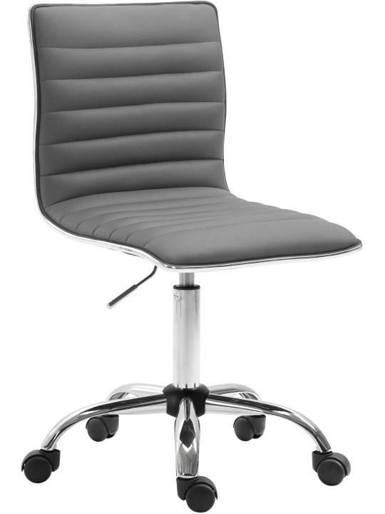 Arbejdsskammel Alamosa imiteret læder, grå Arbejdsskammel Alamosa imiteret læder, grå