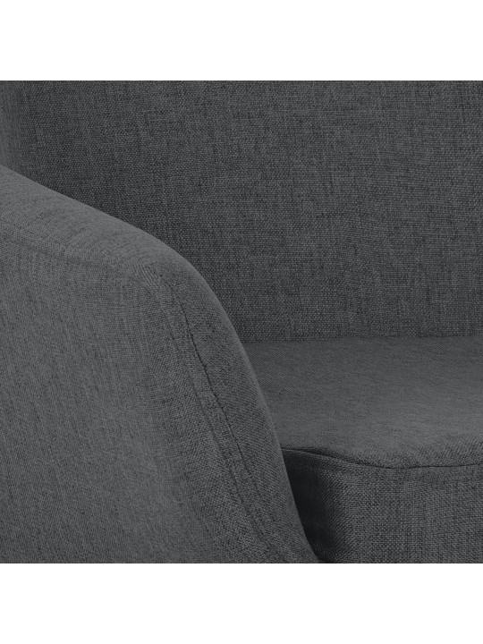 Barstol Grant stof, mørkegrå