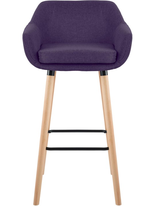 Barstol Grant stof, lilla