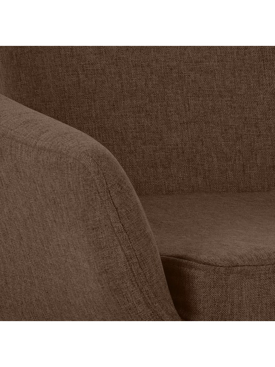 Sæt med 2 barstole Grant stof, brun Sæt med 2 barstole Grant stof, brun