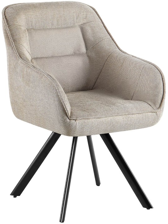 Stol Pettuli stof, creme