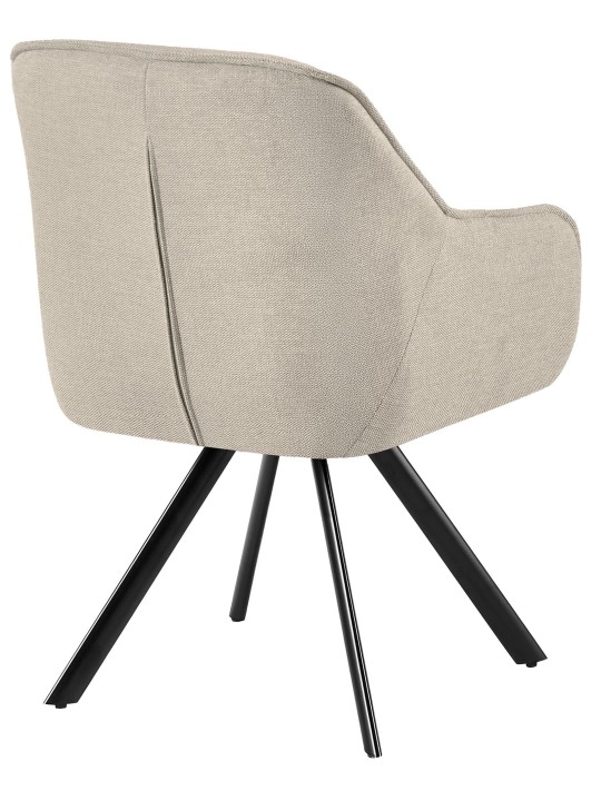 Stol Pettuli stof, creme