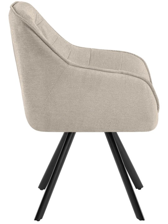 Stol Pettuli stof, creme