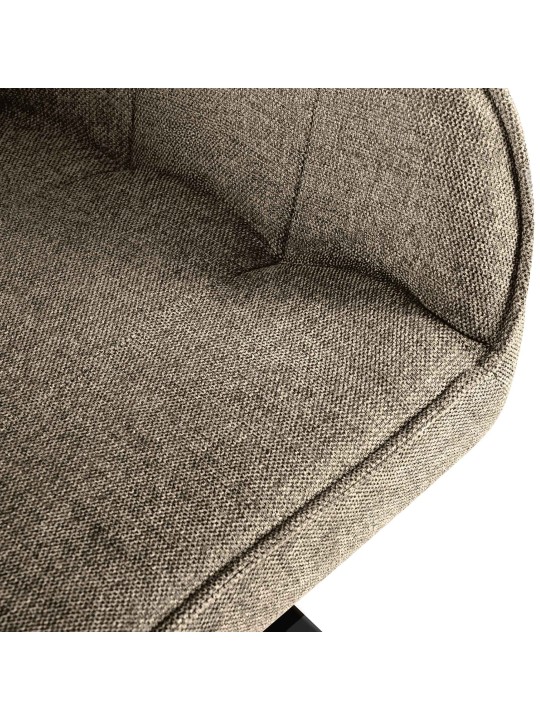 Stol Pettuli stof, taupe