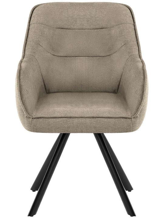 Stol Pettuli stof, taupe