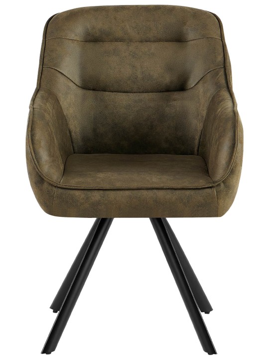 Stol Pettuli Vintage, antik grøn