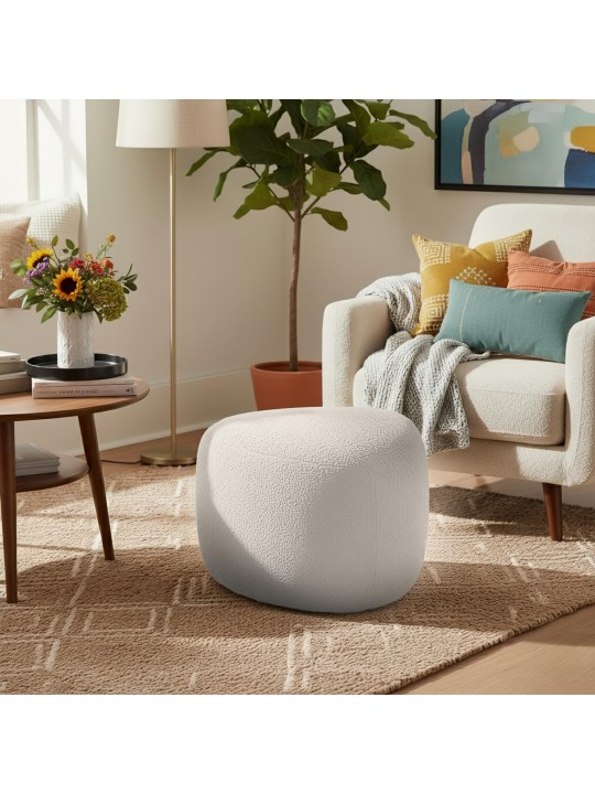 Taburet Alfrisa Teddy, creme