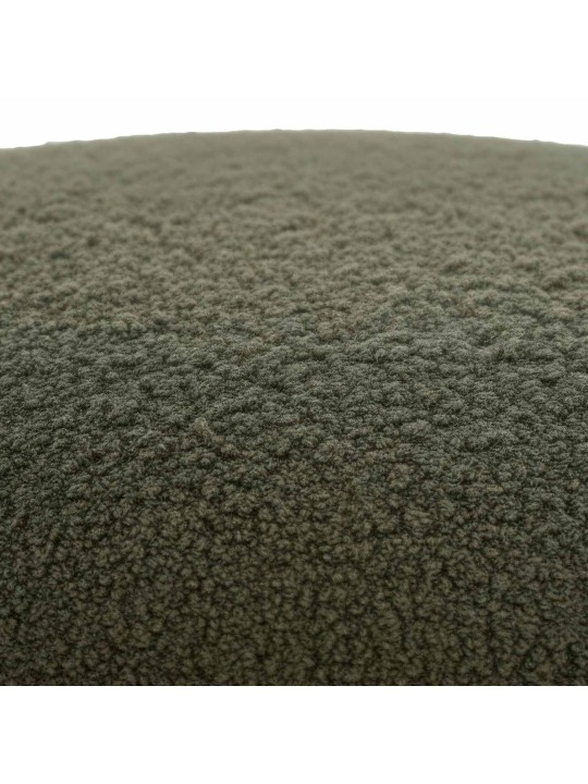 Taburet Alfrisa Teddy, mørkegrøn