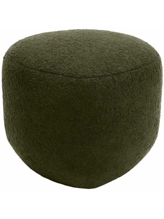 Taburet Alfrisa Teddy, mørkegrøn