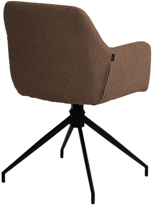 Spisestuestol Merlinda stof Teddy, brun Spisestuestol Merlinda stof Teddy, brun